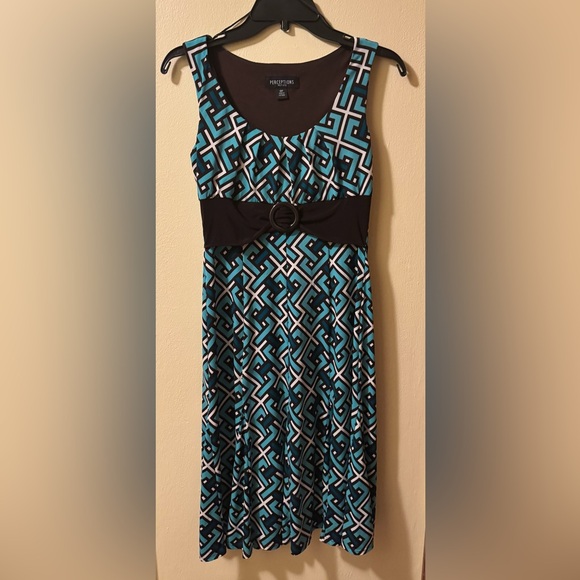 Perceptions Petite Brown Dress - Picture 1 of 5